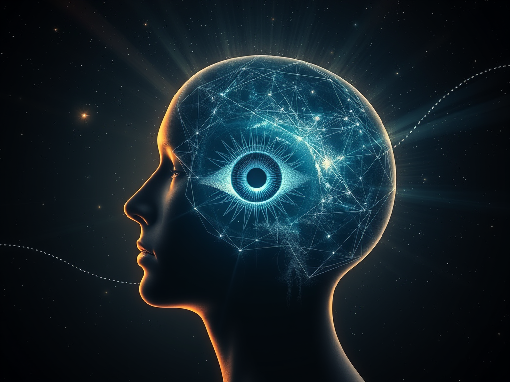 A Glândula Pineal e o Olho de Hórus: Descubra o Mistério por Trás dessa Conexão Mística 6 criar uma imagem que represente o terceiro olho