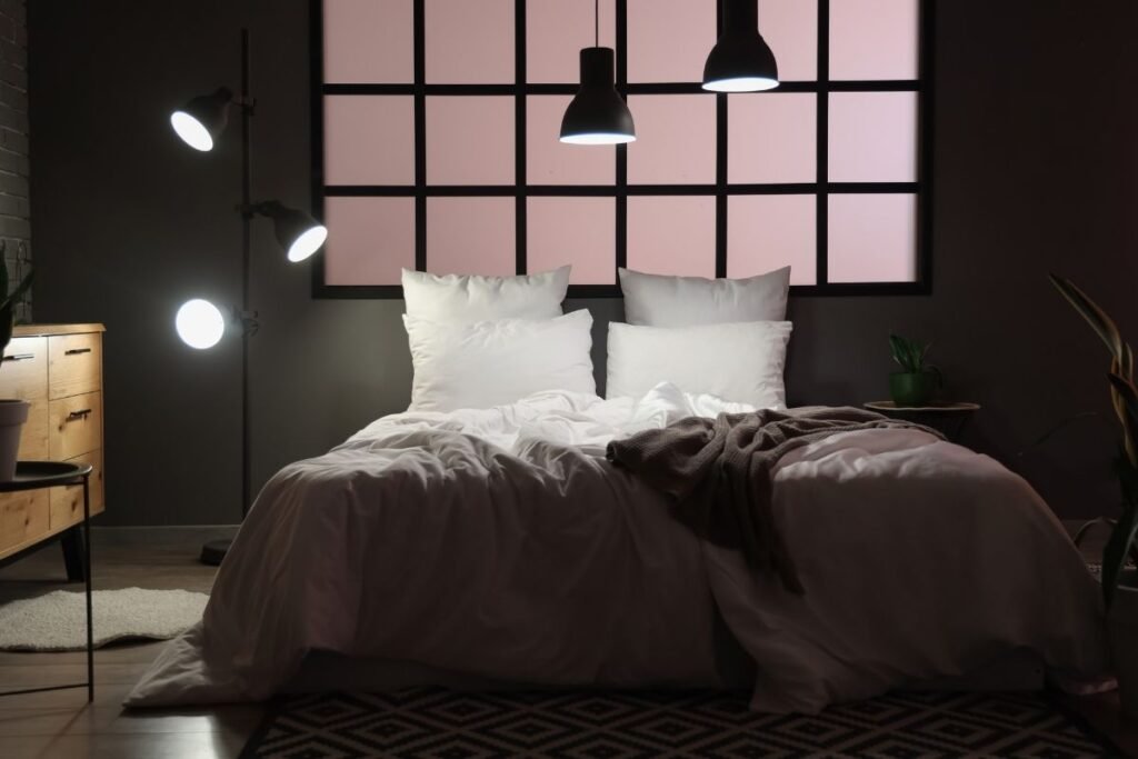 Rotinas de bem-estar: hábitos simples para ansiedade, sono e energia (guia prático) 3 quarto aconchegante (luz baixa)